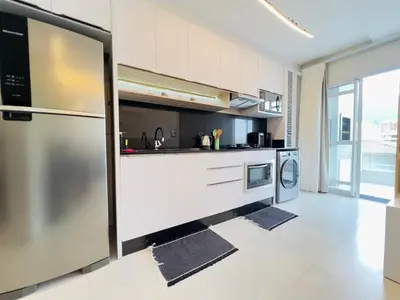 A planta de Prime Residence - Apto para 6 pessoas na Praia de Palmas