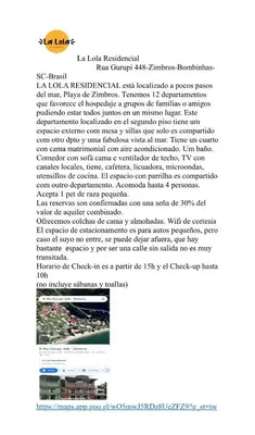 A planta de La Lola Residencial
