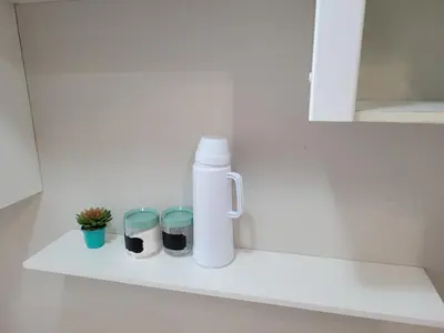 A planta de Apartamento com 2 quartos no centro de Tijucas 105