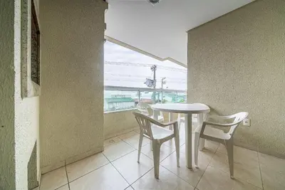 A planta de 140 - Apto vista mar c/ sacada e 3 dormitórios