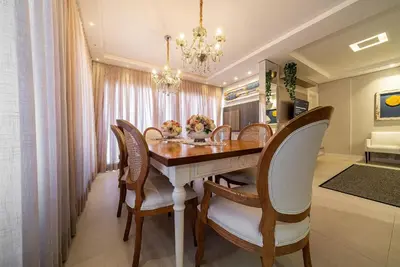 A planta de 163 - Cobertura de Luxo com vista Mar em Mariscal