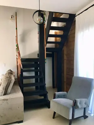 Uma área de estar em casa natureza Mariscal