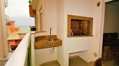 A planta de 1017 - Praia de Bombinhas locação de temporada - Residencial Egídio Pinheiro Apto 306A