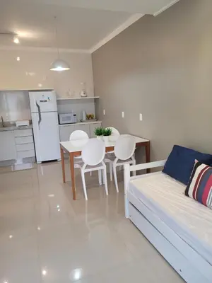 A cozinha ou kitchenette de Apartamento aconchegante em Tijucas kit 11
