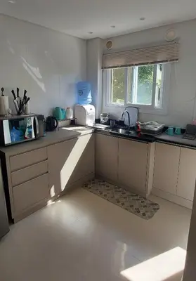 A cozinha ou kitchenette de Amplo apto 3 suítes