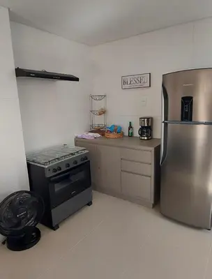 A cozinha ou kitchenette de Amplo apto 3 suítes