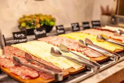 Refeições no hotel ou nas proximidades