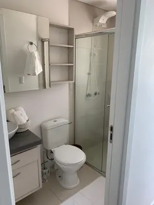 Uma casa de banho em Encanto dos Mares - Apartamento premium 4