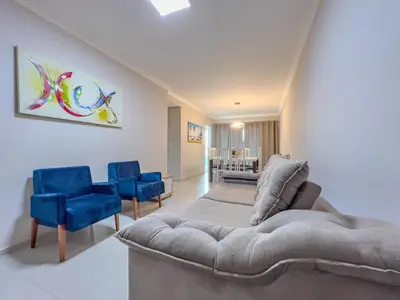 A planta de 011 - Apartamento vista mar Praia de Bombas