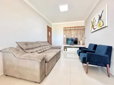 A planta de 011 - Apartamento vista mar Praia de Bombas