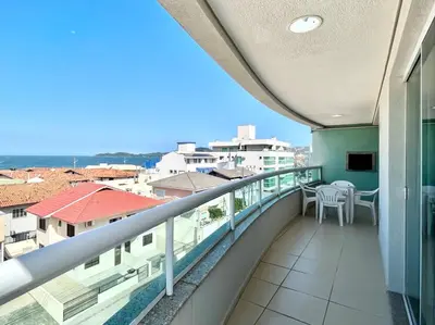 A planta de 011 - Apartamento vista mar Praia de Bombas