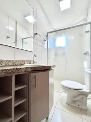 A planta de 011 - Apartamento vista mar Praia de Bombas