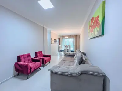 A planta de 013 - Apto 3 Dormitorio da Praia de Bombas