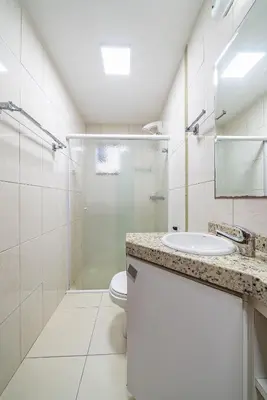 A planta de 013 - Apto 3 Dormitorio da Praia de Bombas