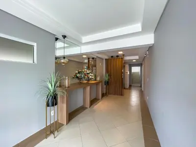 A planta de 013 - Apto 3 Dormitorio da Praia de Bombas