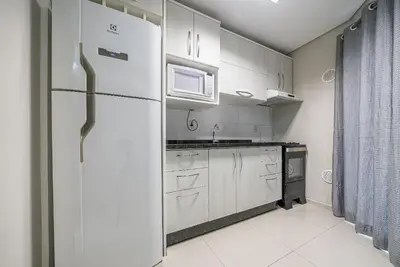 A planta de 013 - Apto 3 Dormitorio da Praia de Bombas