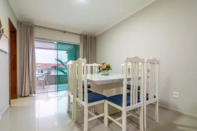 A planta de 013 - Apto 3 Dormitorio da Praia de Bombas