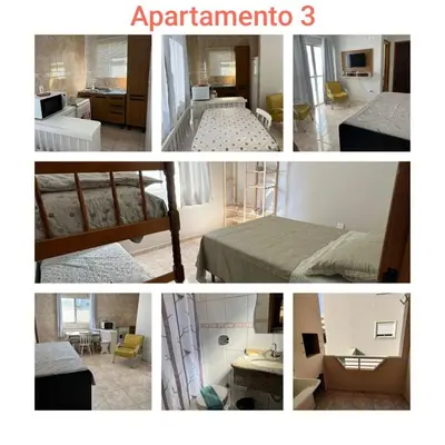 Uma cama ou camas num quarto em Residencial Nereu