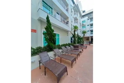 Uma varanda ou terraço em Bombinhas Summer Beach