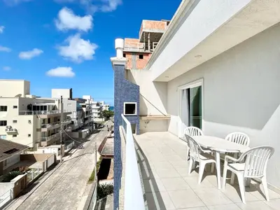 A planta de 169 - Cobertura com Jacuzzi Praia de Canto Grande