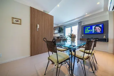 A planta de 169 - Cobertura com Jacuzzi Praia de Canto Grande