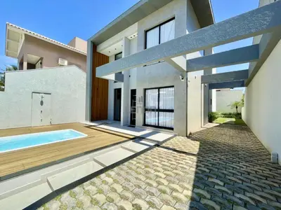 A planta de 292 - Casa Luxo na Praia de Canto Grande