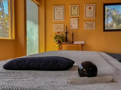 Uma cama ou camas num quarto em Casa Familiar Estaleiro