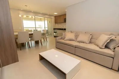 A cozinha ou kitchenette de Puntarenas 303 - Cobertura duplex 3 suítes à 80 metros da Praia do Mariscal