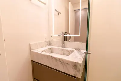 Uma casa de banho em Puntarenas 306 - Cobertura duplex 3 suítes à 80 metros da Praia do Mariscal