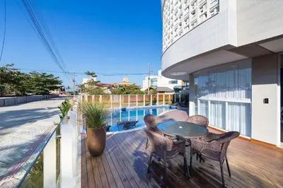 A piscina em ou perto de Puntarenas 306 - Cobertura duplex 3 suítes à 80 metros da Praia do Mariscal