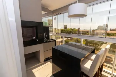 A planta de Puntarenas 203 - Apto 2 suítes à 80 metros da Praia do Mariscal