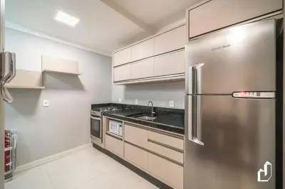 A cozinha ou kitchenette de Apartamento com 02 dormitórios