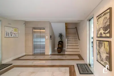 A planta de Apartamento com 02 dormitórios