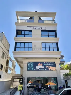 A planta de 200 - Vista Mar em Mariscal sendo 02 suítes