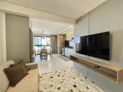 A planta de 200 - Vista Mar em Mariscal sendo 02 suítes