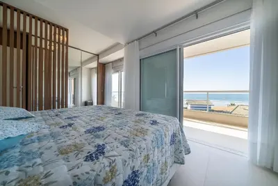 A planta de 161 - Cobertura de Luxo com vista mar em Mariscal