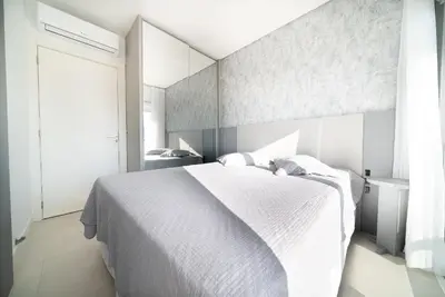 A planta de 161 - Cobertura de Luxo com vista mar em Mariscal