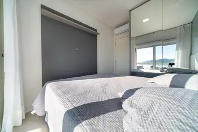 A planta de 161 - Cobertura de Luxo com vista mar em Mariscal