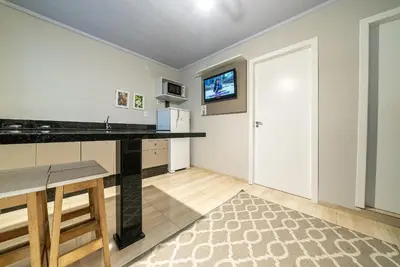 A planta de 022 - Residencial com Piscina e Jacuzzi em Bombas