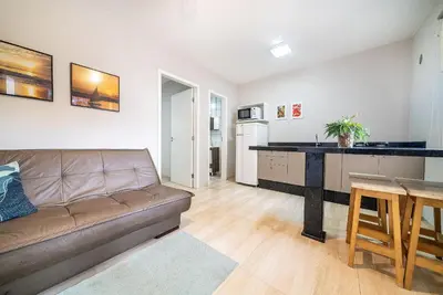 A planta de 026 - Residencial com Piscina e Jacuzzi em Bombas