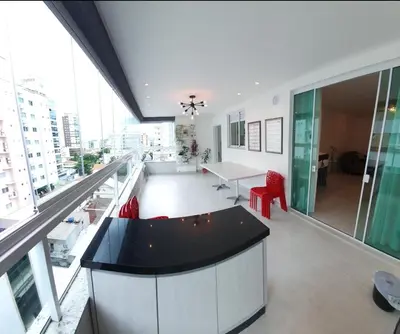 A planta de Apto amplo 3 quartos 2 vagas próximo à praia Ed Bordo