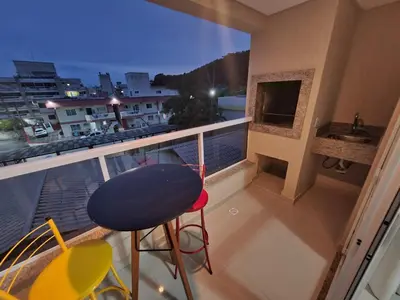 Uma varanda ou terraço em Apartamento Rota do Mar