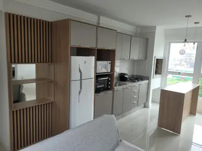 A cozinha ou kitchenette de Novo Lar 3 Perola do Atlantico
