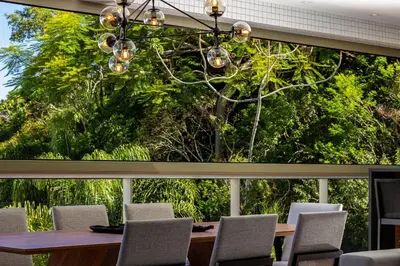 A planta de Punta Blu 101-8 – Apartamento de alto padrão em Condomínio Exclusivo, Quadra poliesportiva - Piscina - Portaria 24h.