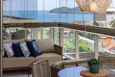 A planta de Punta Blu 101-9 – Apartamento de alto padrão em Condomínio Exclusivo, Quadra poliesportiva - Piscina - Portaria 24h.