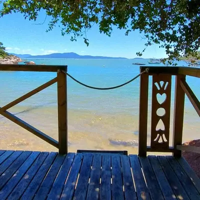 A planta de Casa com vista para o mar e acesso exclusivo à praia