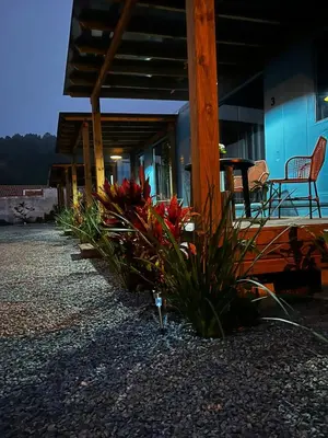 A planta de Container Guest House