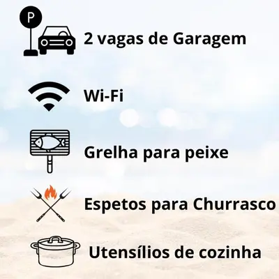 A planta de Apartamento 3 suítes a 100m do mar