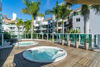 A piscina em ou perto de Apartamento em Condo com Piscina e Jacuzzi - Boulevard