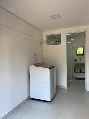 A cozinha ou kitchenette de Studio Recanto Beach Itapema